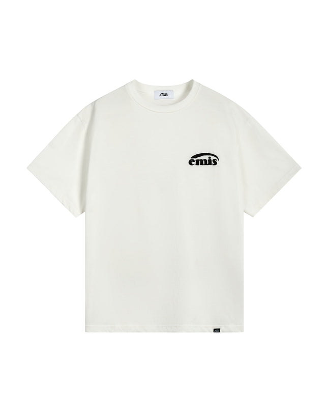 emis - (W) Boucle Logo T-Shirt - T-Shirts - Korean Fashion | 4982-Studio