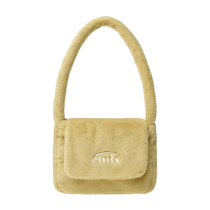 emis - Fur Square Flap Bag - Clutches & Mini Bags - Korean Fashion | 4982-Studio