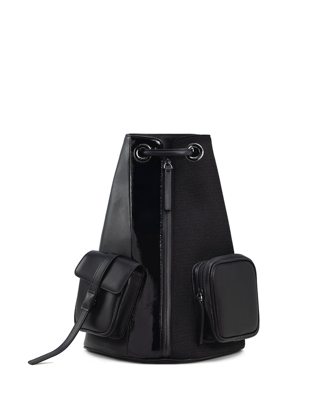 AHNI - Tweed backpack - Backpacks - Korean Fashion | 4982-Studio