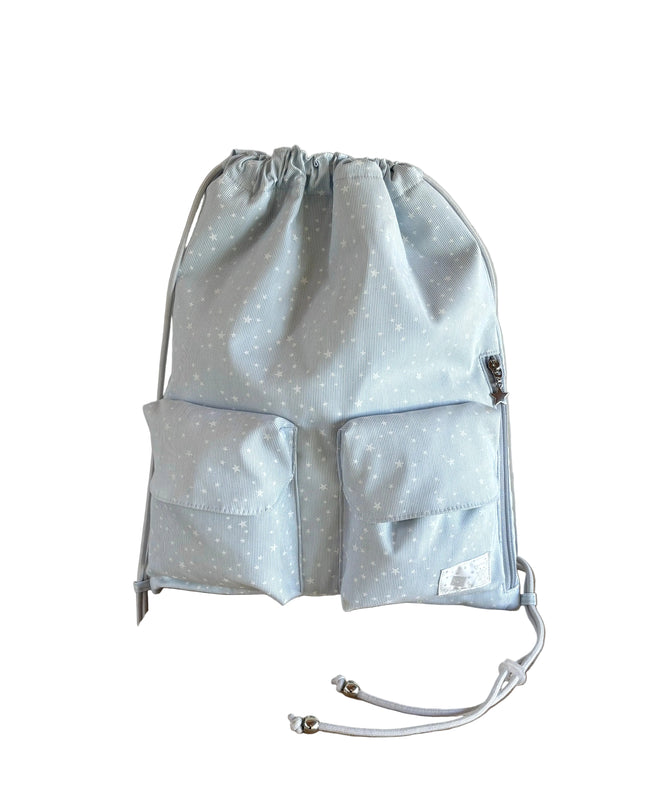 POIE - Two pocket string bag - Backpacks - Korean Fashion | 4982-Studio