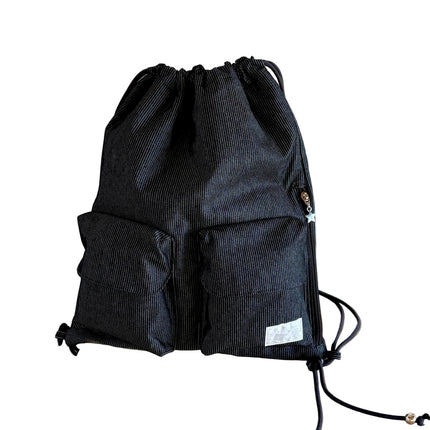 POIE - Two pocket string bag - Backpacks - Korean Fashion | 4982-Studio